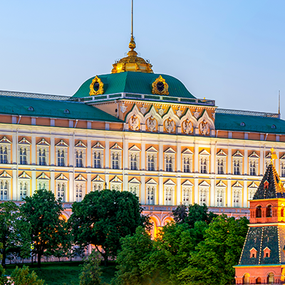 Red square and the kremlin